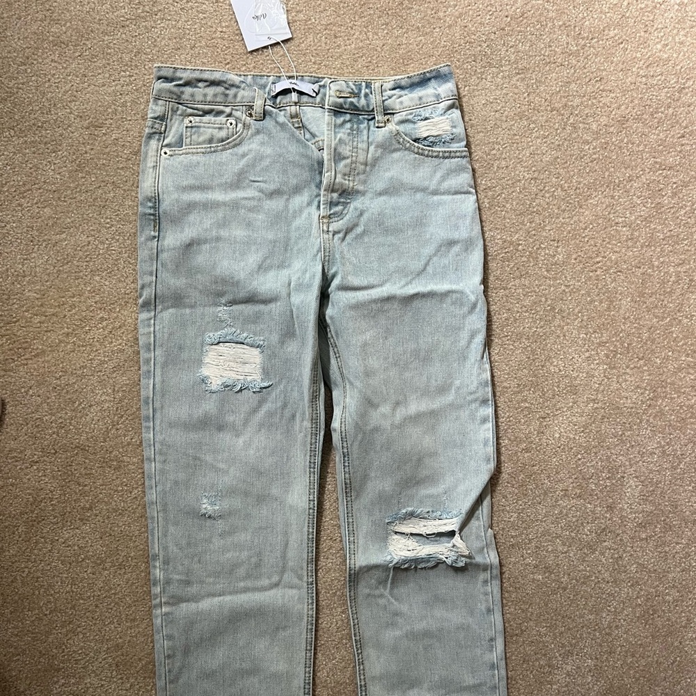 Mom Jeans with pattern pocket